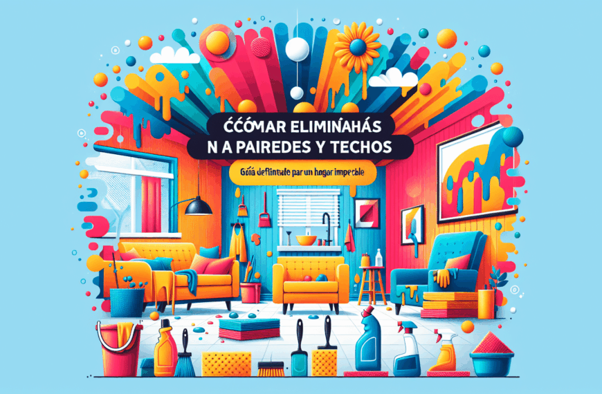 Cómo Eliminar Manchas en Paredes y Techos: Guía Definitiva para un Hogar Impecable