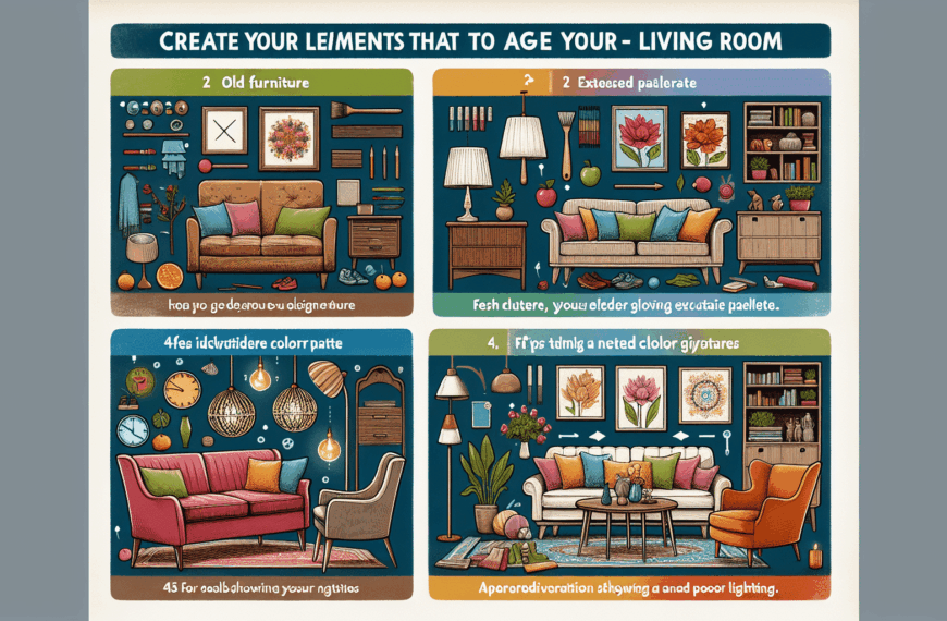 Renueva Tu Salón: Cuatro Errores que Aumentan su Edad y Consejos de Expertos para Revitalizarlo