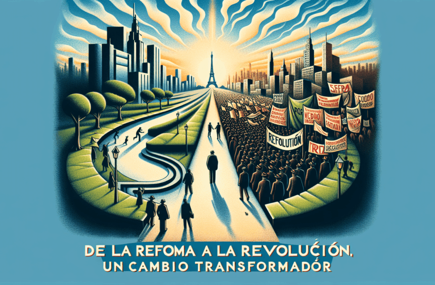 De La Reforma a La Revolución: Un Cambio Transformador