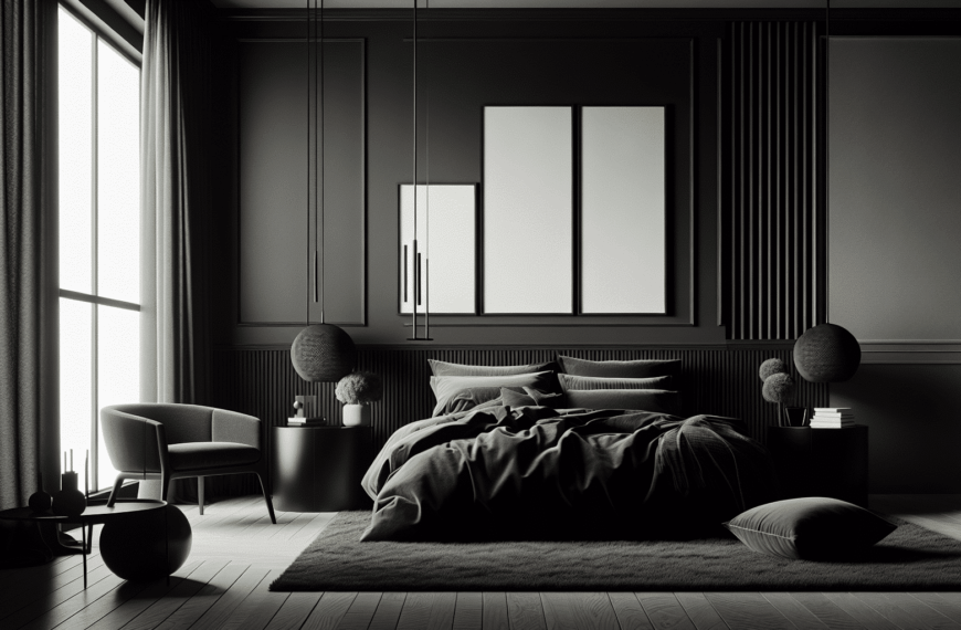 Elegancia Moderna: Transformando Dormitorios con la Sofisticación del Negro