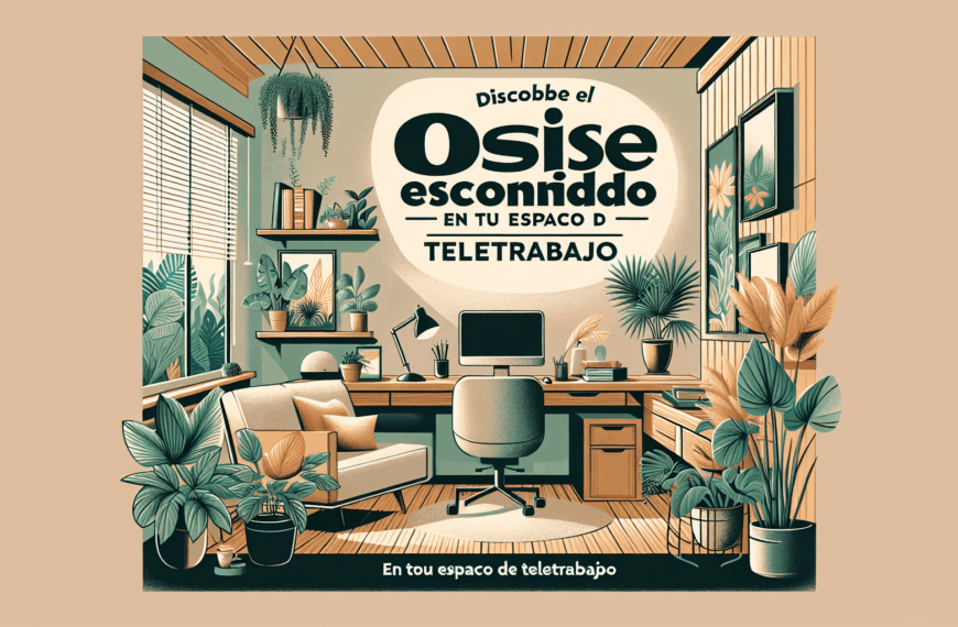 Descubre el Oasis Escondido en Tu Espacio de Teletrabajo