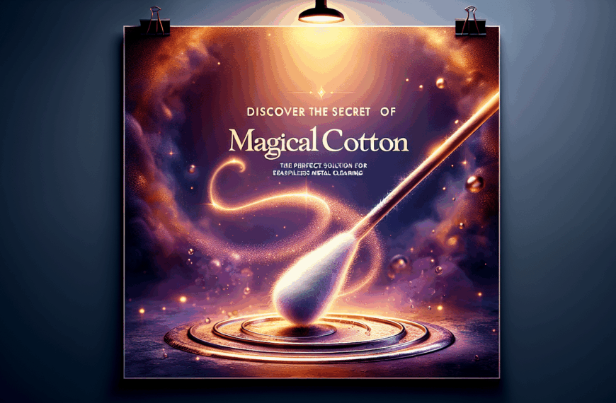 Descubre el Secreto del Algodón Mágico de Mercadona: La Solución Perfecta para Limpiar Metales Sin Esfuerzo