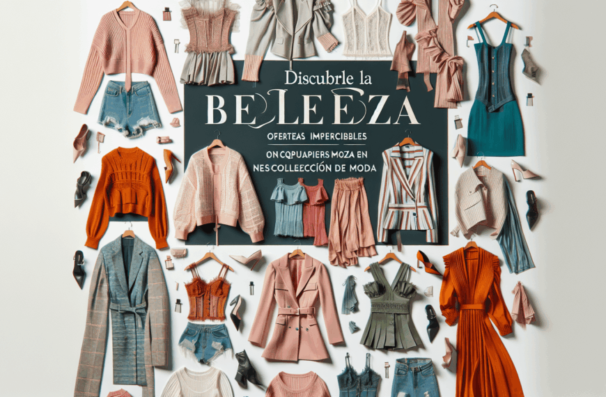 Descubre la Belleza: Ofertas Imperdibles en Nuestra Colección de Moda