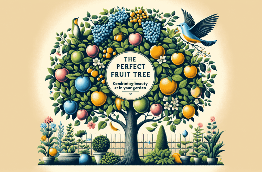 El Árbol Frutal Ideal: Combinando Belleza y Facilidad en Tu Jardín