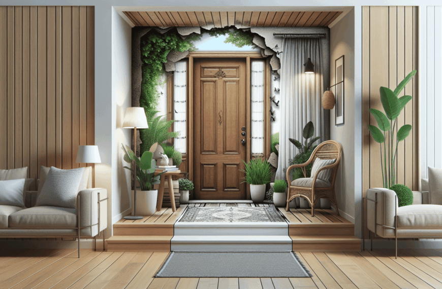 Transformación Sorprendente: Cómo un Pequeño Recibidor Reinventa la Bienvenida del Hogar