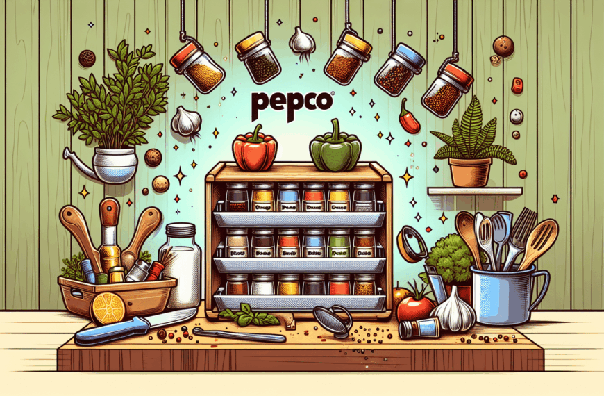 Revoluciona Tu Cocina con el Innovador Organizador de Especias de Pepco