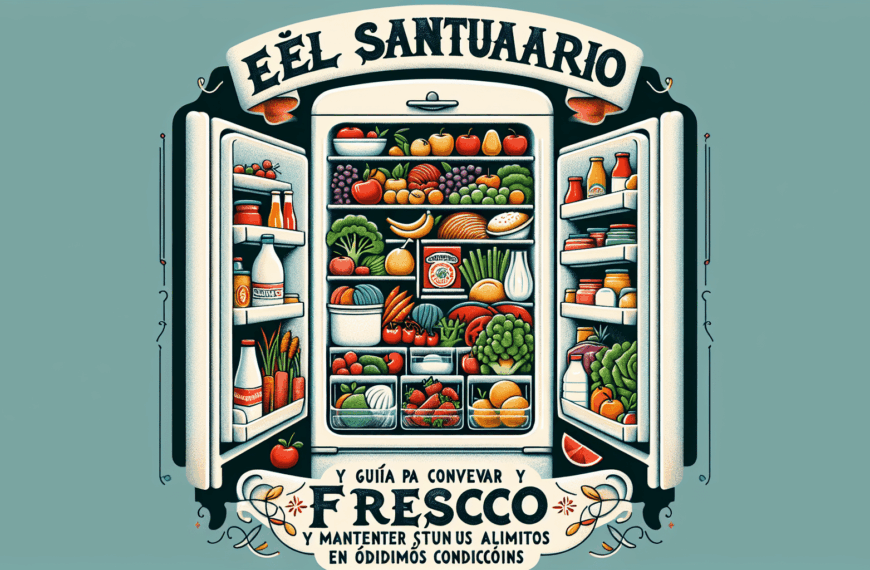 El Santuario Fresco: Guía para Conservar y Mantener tus Alimentos en Óptimas Condiciones