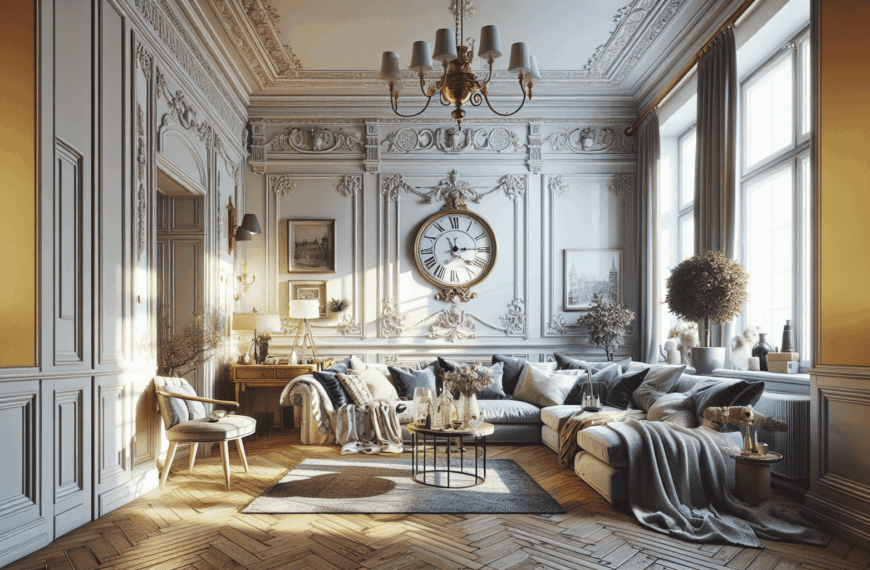 Estilo Clásico y Modernidad en Perfecta Armonía en un Piso de Gotemburgo