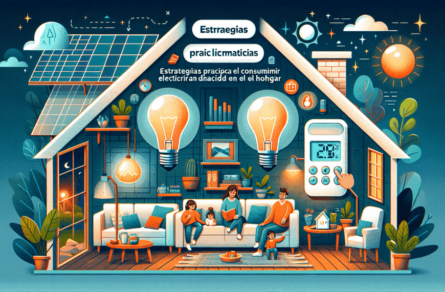 Estrategias Prácticas para Disminuir el Consumo de Electricidad en el Hogar