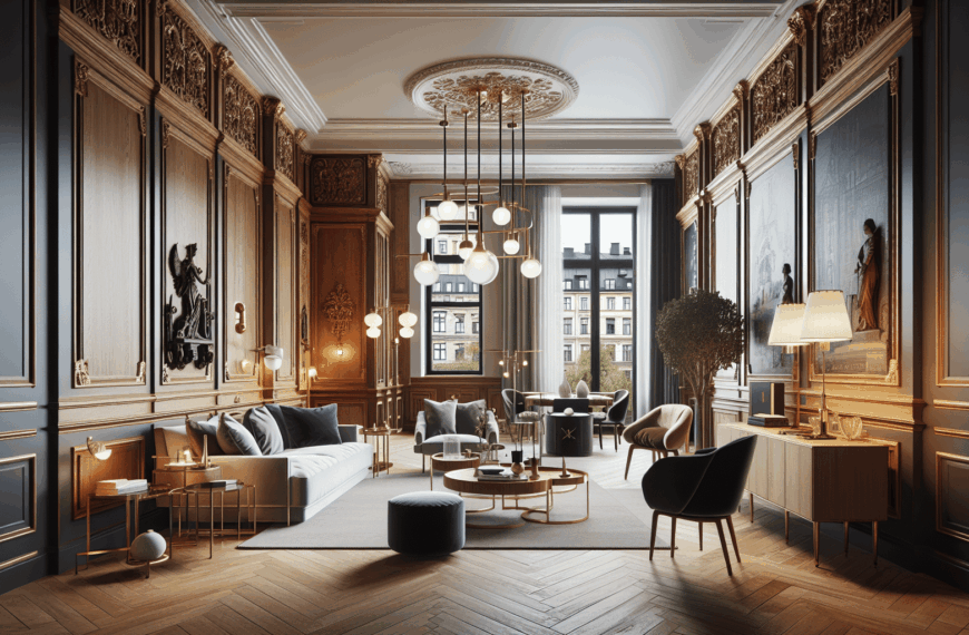 Fusión de Estilo: Encanto Histórico y Modernidad en un Piso de Gotemburgo