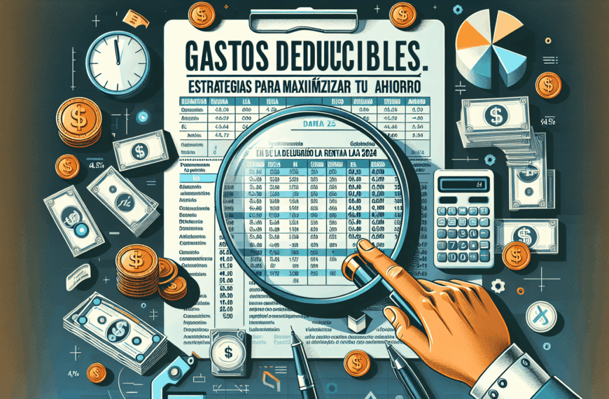 Gastos Deducibles en la Declaración de la Renta 2024: Estrategias para Maximizar tu Ahorro
