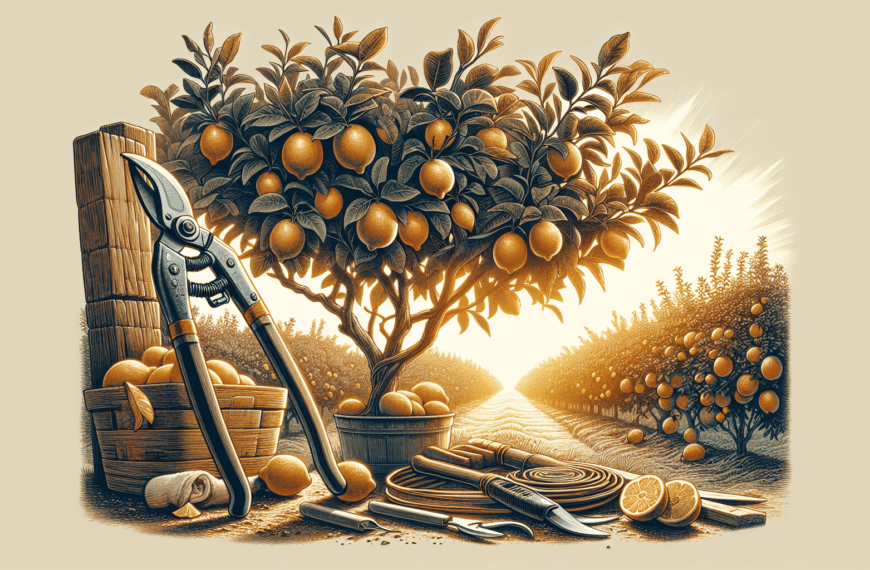 Podar para Prosperar: Estrategias Efectivas para Maximizar la Cosecha de Tu Limonero en la Temporada Óptima