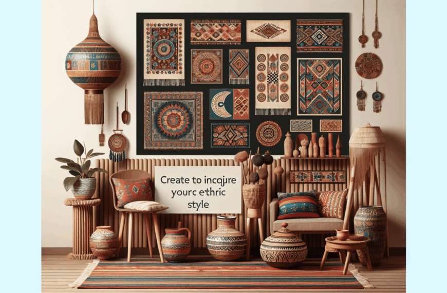 Transforma Tu Hogar: Incorporando el Encanto del Estilo Étnico con Facilidad