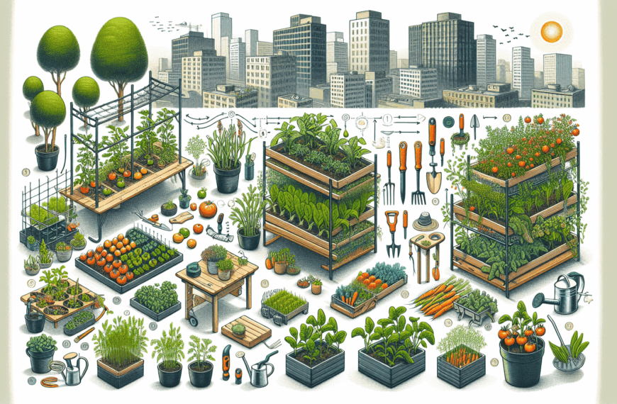 Guía Completa para un Huerto Urbano: Cómo Cultivar Verduras Frescas Durante Todo el Año