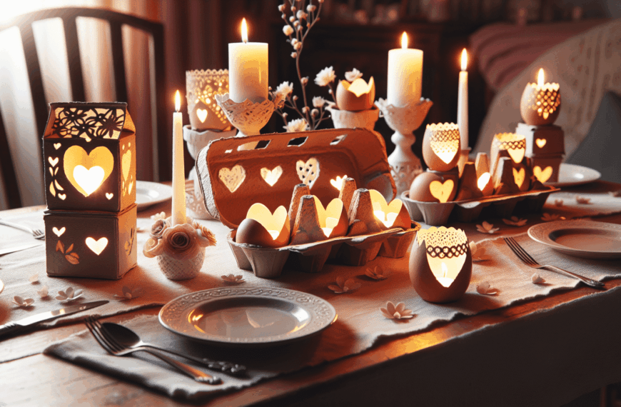 Hueveras Transformadas: Crea un Encanto Único en Tu Cena de San Valentín