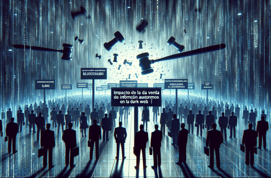 Impacto de la Venta de Información de Autónomos en la Dark Web