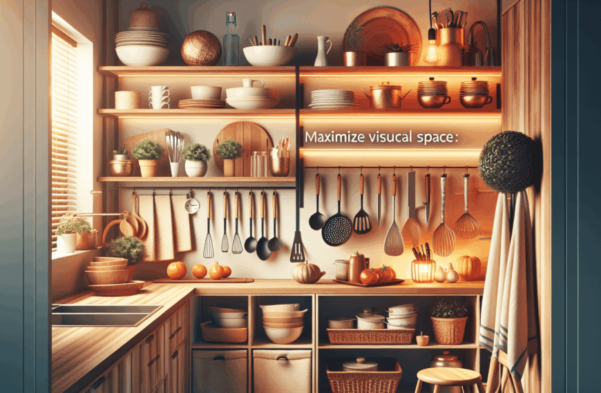 Maximiza el Espacio Visual: Ocho Estrategias de Decoración para Cocinas Pequeñas