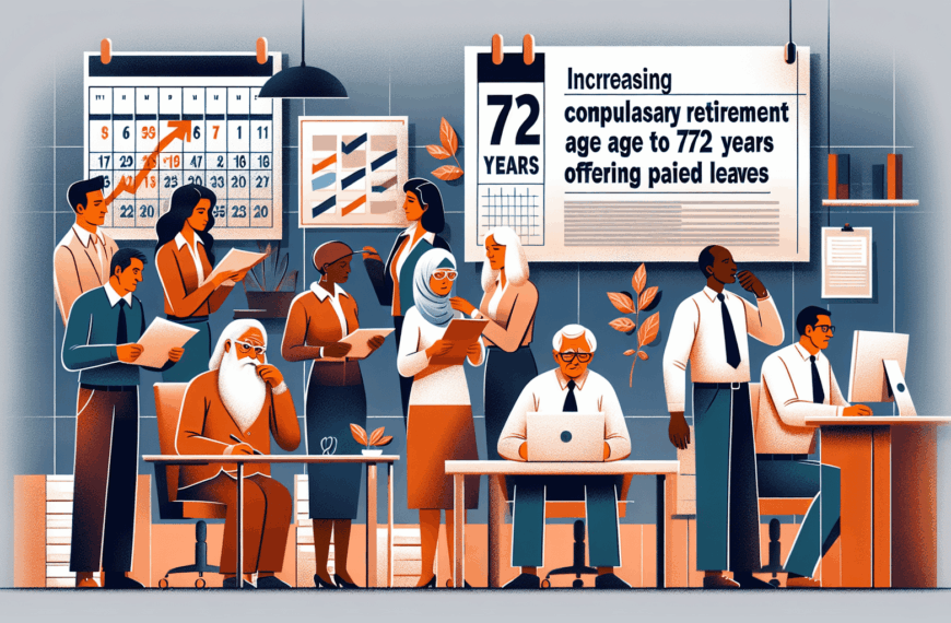 PSOE Propone Aumentar la Jubilación Forzosa a los 72 Años y Ofrecer Permisos Retribuidos a Funcionarios