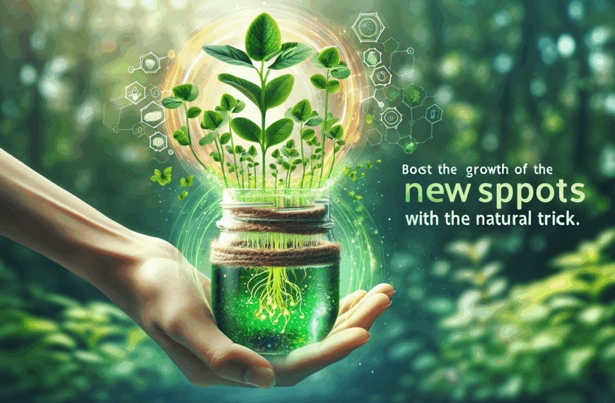 Potencia el Crecimiento de Nuevos Brotes con el Trucazo Natural
