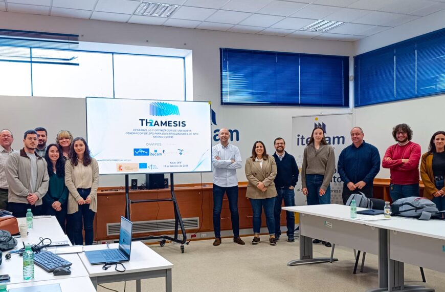El proyecto THAMESIS inicia su actividad con el fin de mejorar la eficiencia de los sistemas de electrólisis para producir hidrógeno