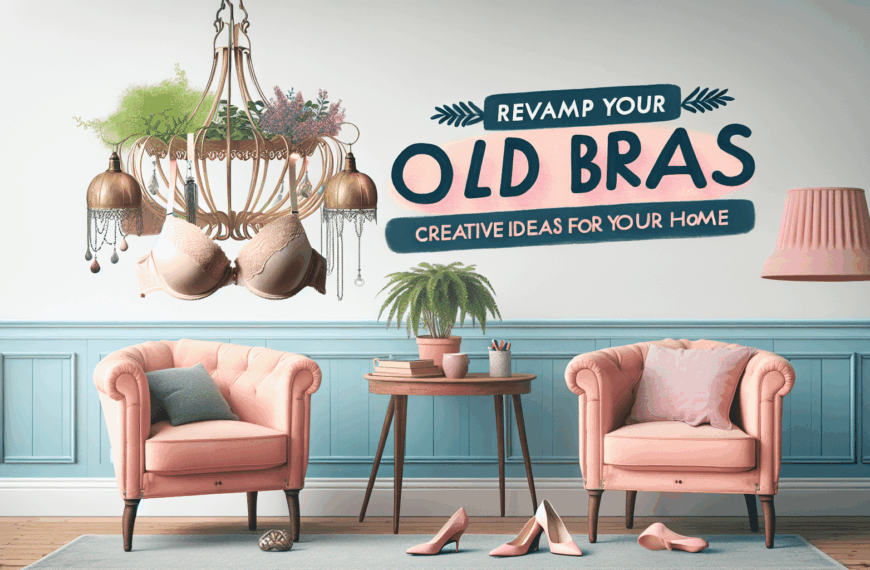 Reinventa tus Sujetadores Viejos: Ideas Creativas para tu Hogar