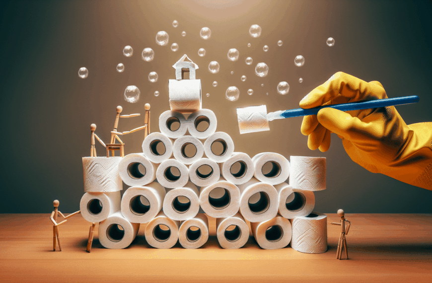 Transforma tu Hogar: Magia en la Limpieza con Rollos de Papel Higiénico