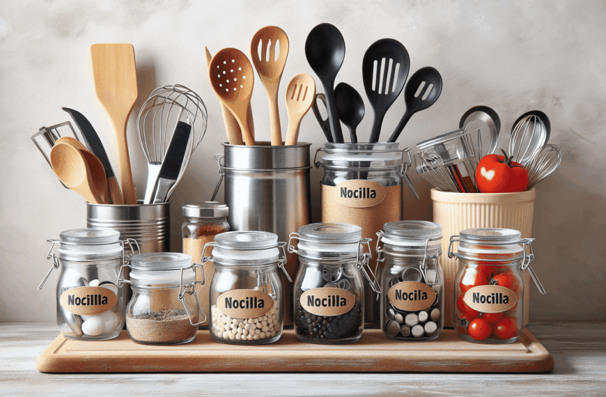 Transforma tus Vasos de Nocilla en Organizadores Ideales para Encimeras Reducidas