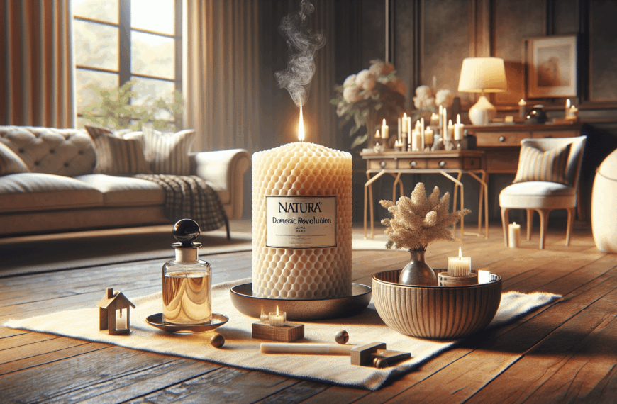 Transformación Aromática: La Elegante Vela de Natura que Elimina Malos Olores