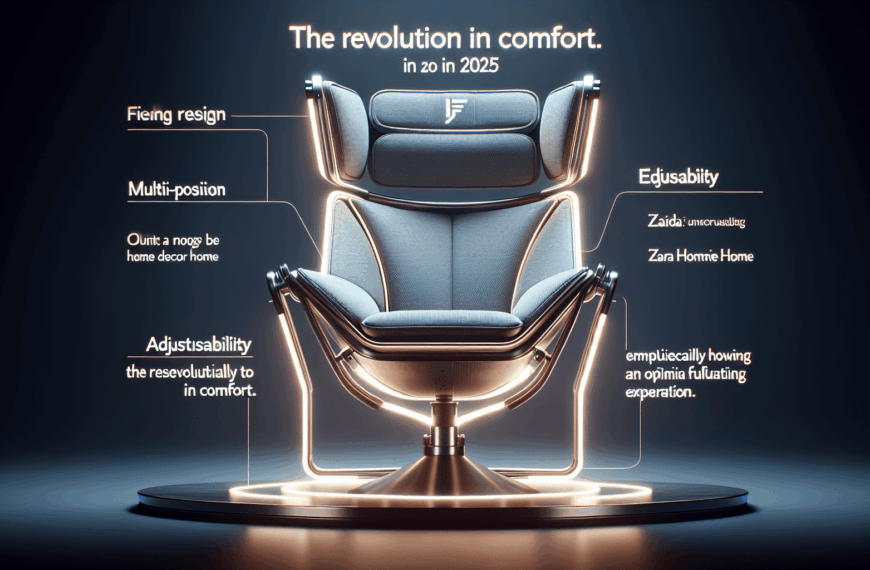 Revolución en Comodidad: El Sillón Plegable de Multiposición de Zara Home que Será Esencial en 2025