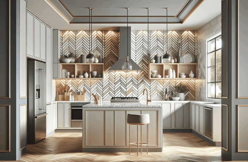 Tendencias Actuales y Consejos para Integrar Azulejos en Espiga en Tu Cocina