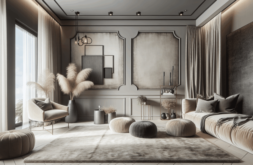 Texturas Envolventes y Paredes Greige: La Fusión Perfecta de Elegancia y Modernidad