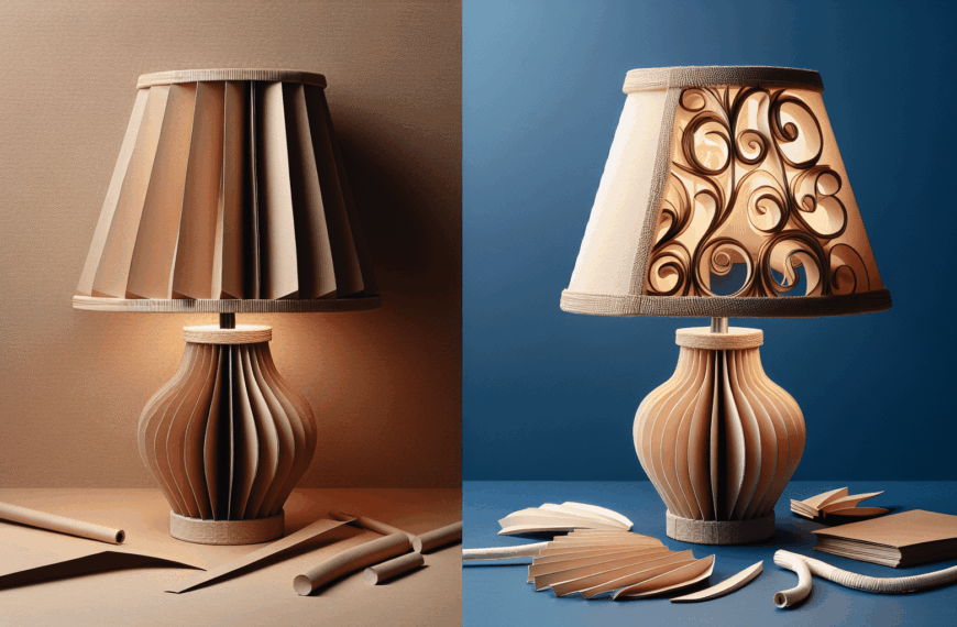 Transforma Papel y Cartón en una Sofisticada Lámpara al Estilo Zara Home