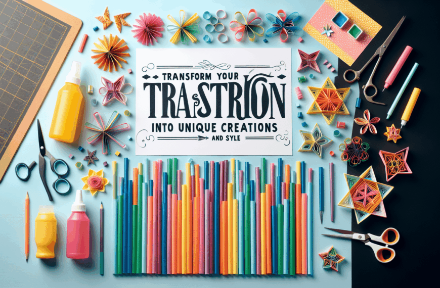 Transforma Tus Pajitas en Creaciones Únicas: Innovación y Estilo