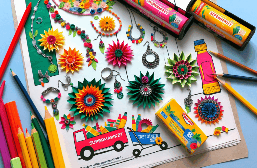 Transforma los Folletos del Supermercado en Accesorios Creativos: ¡Reciclaje con Estilo!