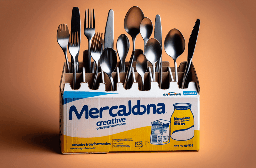 Reutiliza y Transforma: Crea Organizadores de Cubiertos con Cajas de Leche de Mercadona