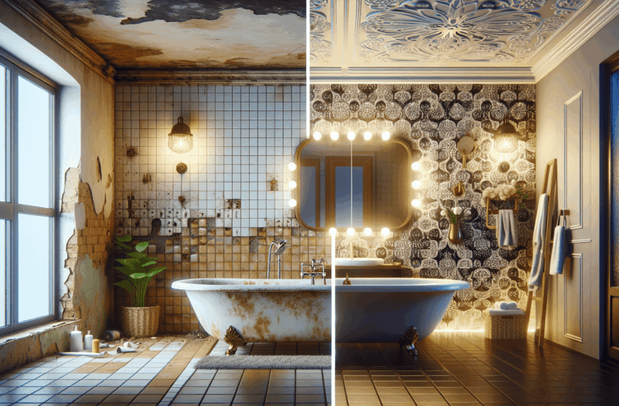 Renovación Asombrosa: De Baño Anticuado a Santuario Moderno