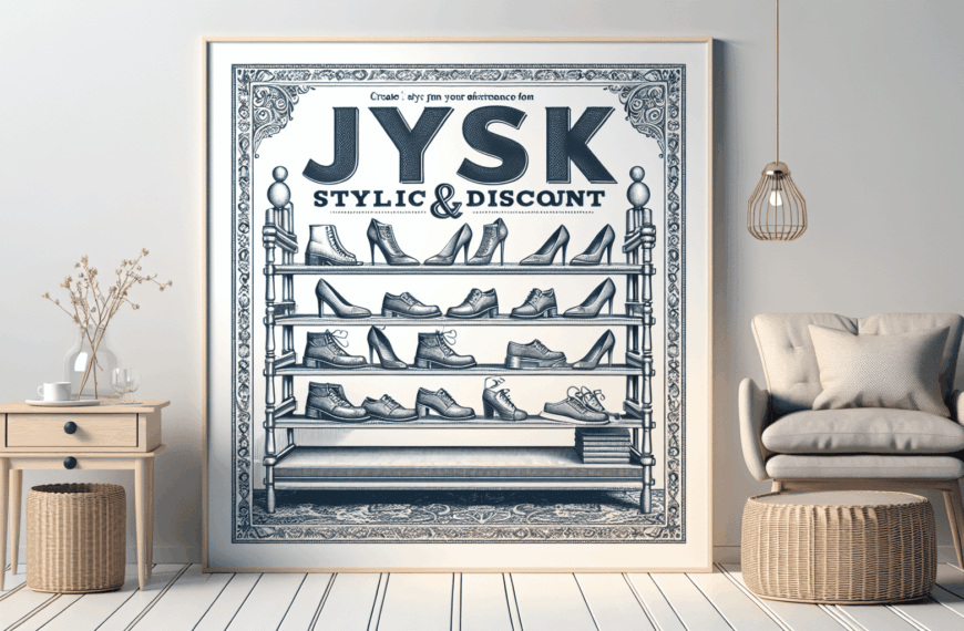 Zapatero JYSK: Elegancia y Ahorro para tu Espacio de Bienvenida