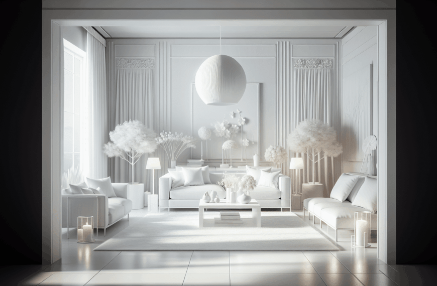 Eterno Resplandor: La Elegancia del Blanco en el Diseño de Interiores