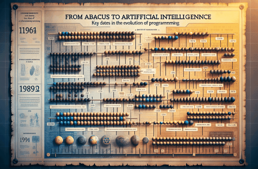 De la Era del Ábaco a la Revolución de la Inteligencia Artificial: Hitos Esenciales en la Historia de la Programación