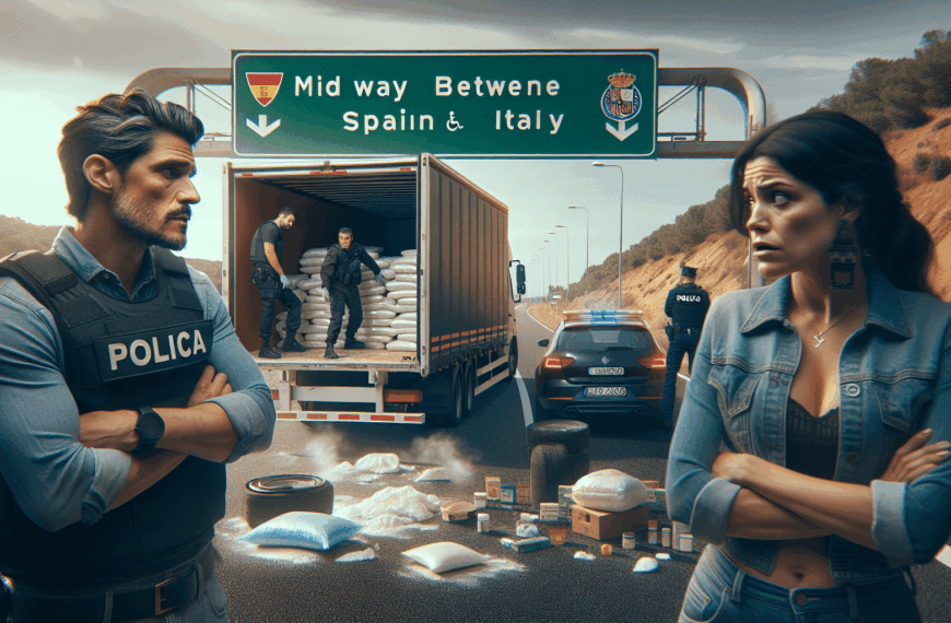 Desarticulan Red de Tráfico de Estupefacientes: Pareja Hispano-Colombiana Arrestada en Carga de Vehículo entre España e Italia
