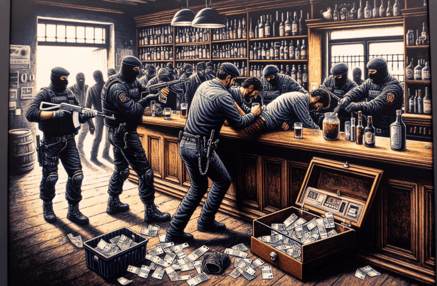 Hombre Detenido en Fraga tras Asalto a Bar con Cuchillo y Robo de 2,000 Euros