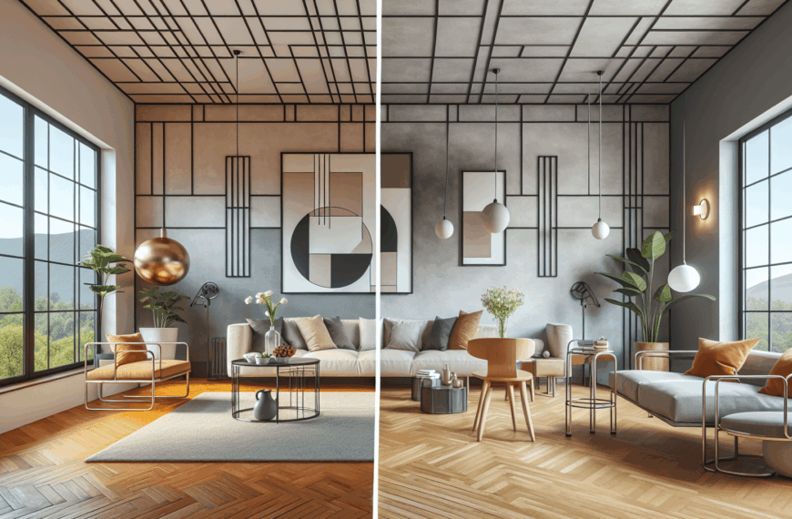 Renueva Tu Espacio: Papel Pintado de Bauhaus para Unificar Paredes Sin Renovaciones