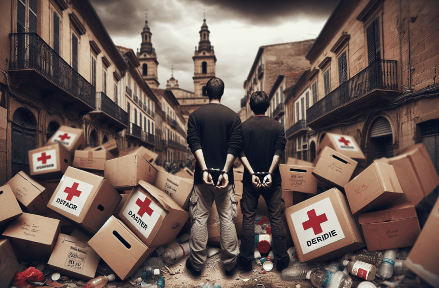 Arrestados Dos Individuos por Robo de Ayudas para Víctimas de la Dana en Valencia