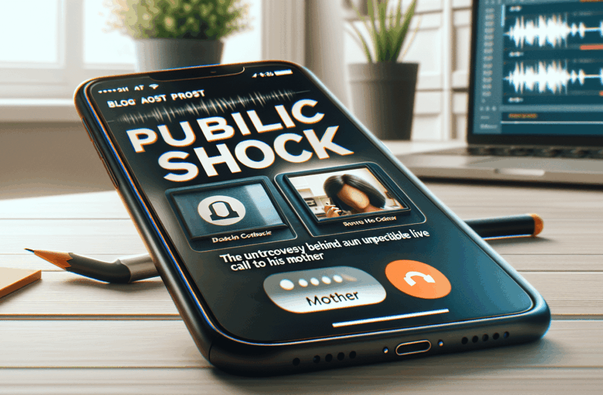 Conmoción Pública: La Controversia Tras una Imprevisible Llamada en Vivo a Su Madre