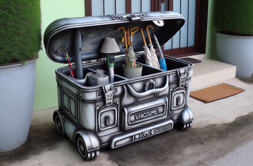 Convierte la Caja Vieja de tu Aspiradora en un Sofisticado Mueble para el Recibidor