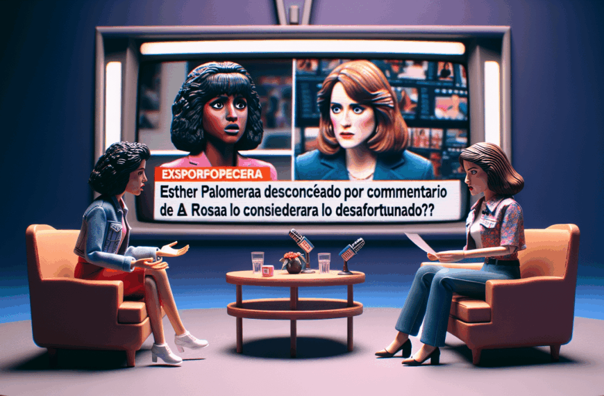 Esther Palomera Expresa Desconcierto por Comentario Inesperado de Ana Rosa en Telecinco: ¿Por Qué lo Considera Desafortunado?