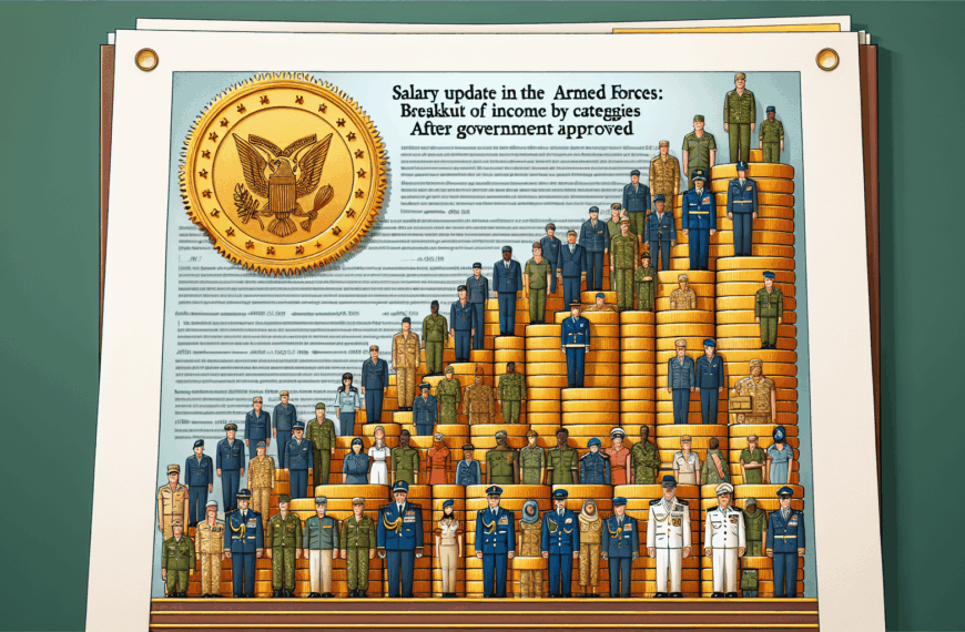 Incremento de Salarios en las Fuerzas Armadas: Detalles de las Nuevas Tarifas por Categoría Tras la Aprobación del Gobierno