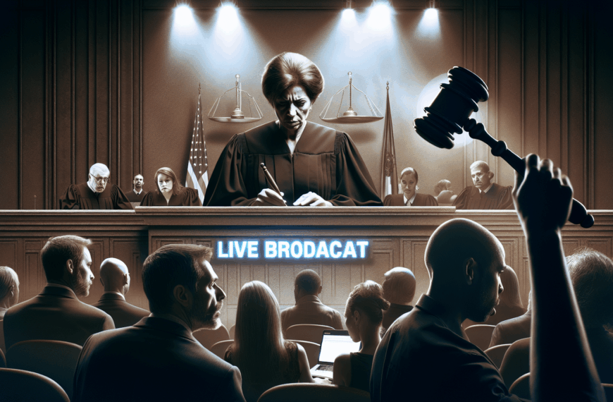 Emisión en Directo se Torna Tensa: Juez Dicta Orden de Alejamiento en Vivo