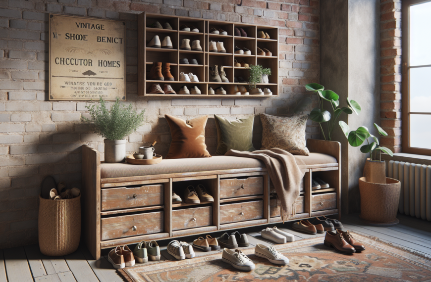 Optimiza tu Hogar: Banco Zapatero de Estilo Vintage de Zara Home para un Espacio Organizado