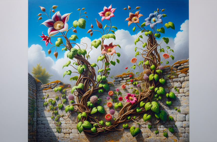 Esplendor en Altura: Tres Plantas Trepadoras con Floración deslumbrante